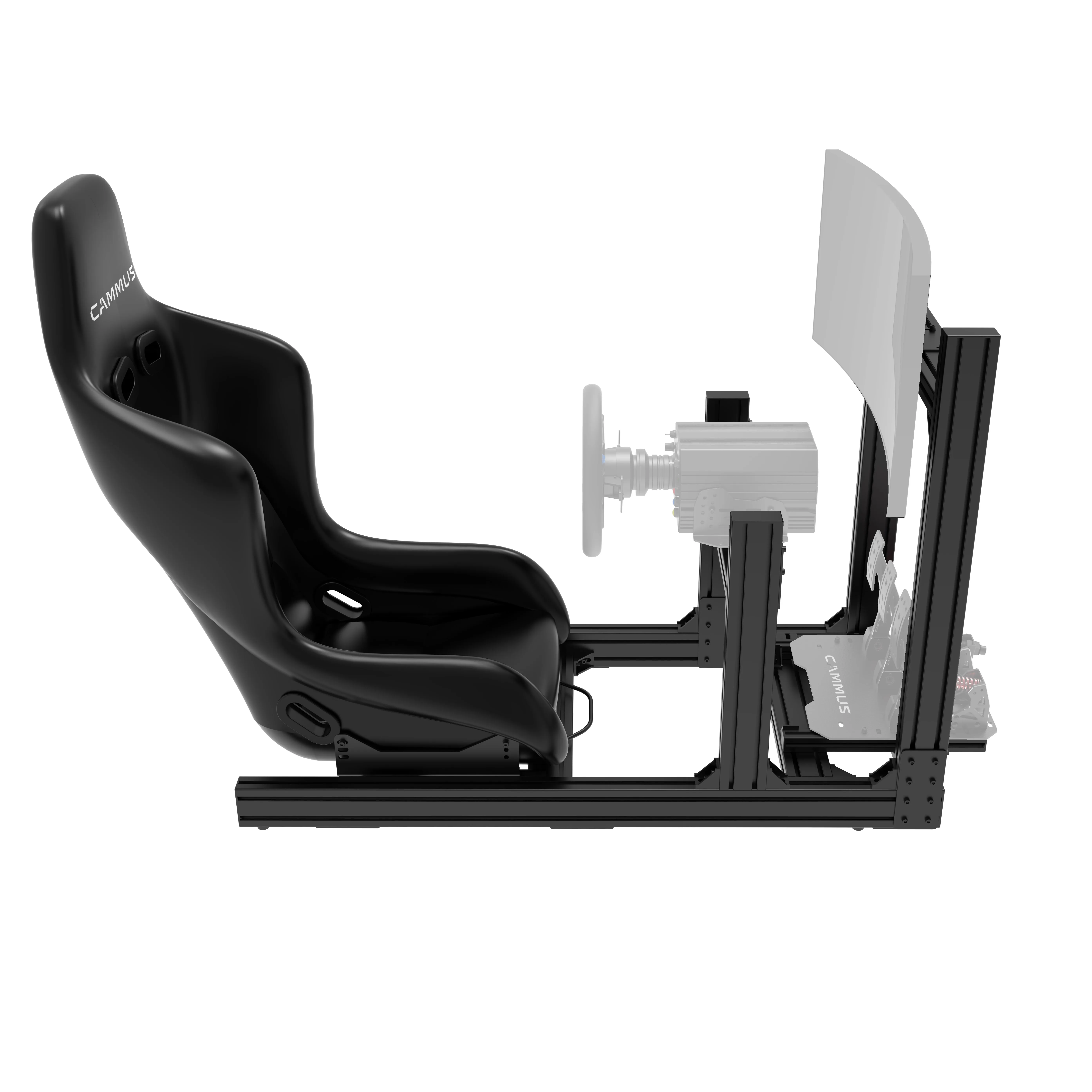 CAMMUS F1 レーシングシミュレーターコックピットシートとステアリング