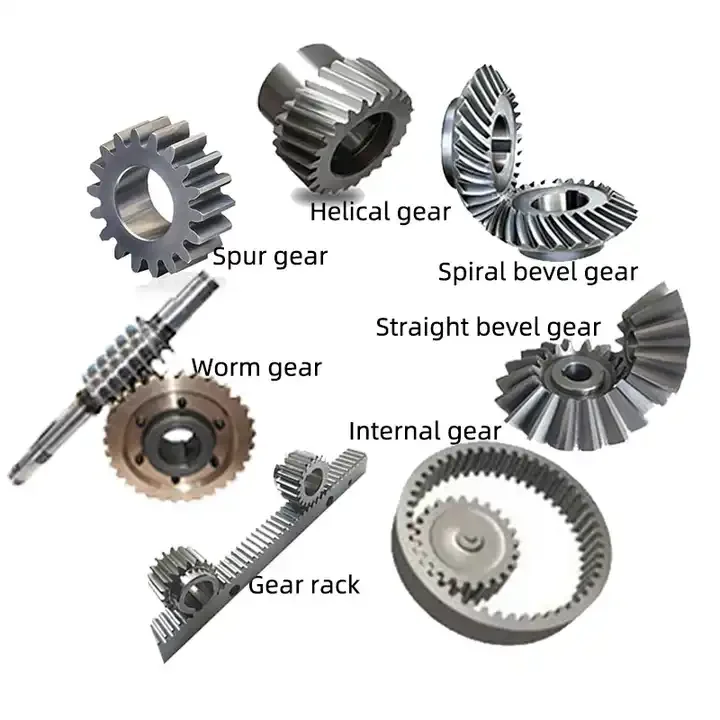 High Precision Crown Wheel 1.25 CNC Metal Rack Gears Bevel Gear Pinion Rack And Pinion For rack gear pinion supplier