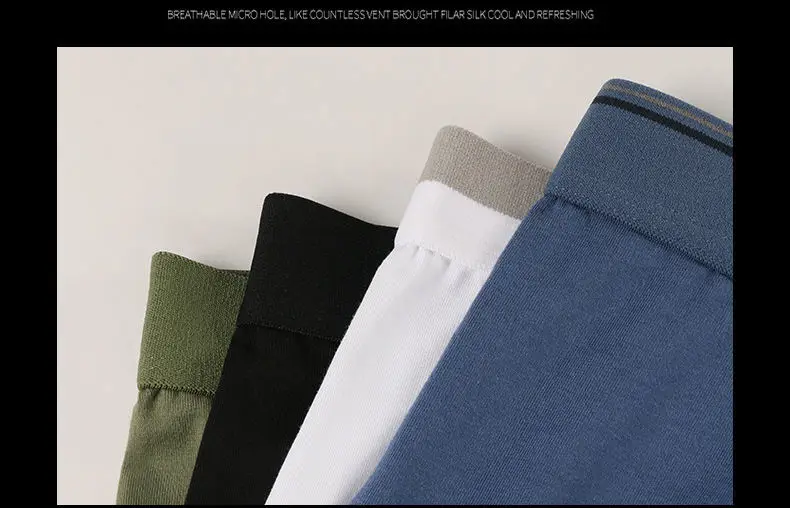 Wholesale Custom Logo Mens Boxer Briefs Underwear Seamless Shorts ...