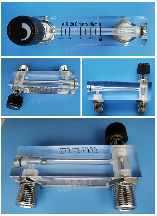 Helium Chlorine Gas Flow Meter Industry Co2 Thermal Gas Air Flow Meter