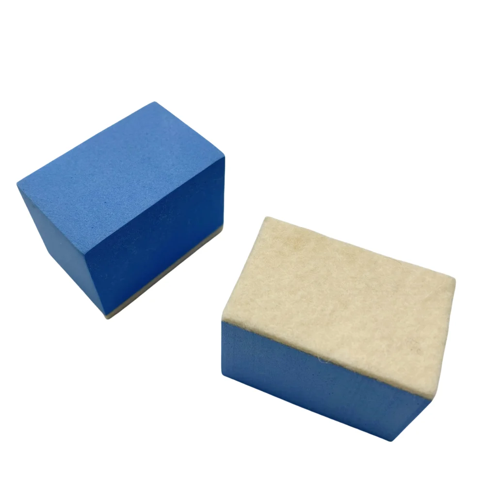 Мастер-0176 лидер продаж полировка стекла автомобиля и вощеная губка пенопластовый аппликатор полировальный блок шерсти