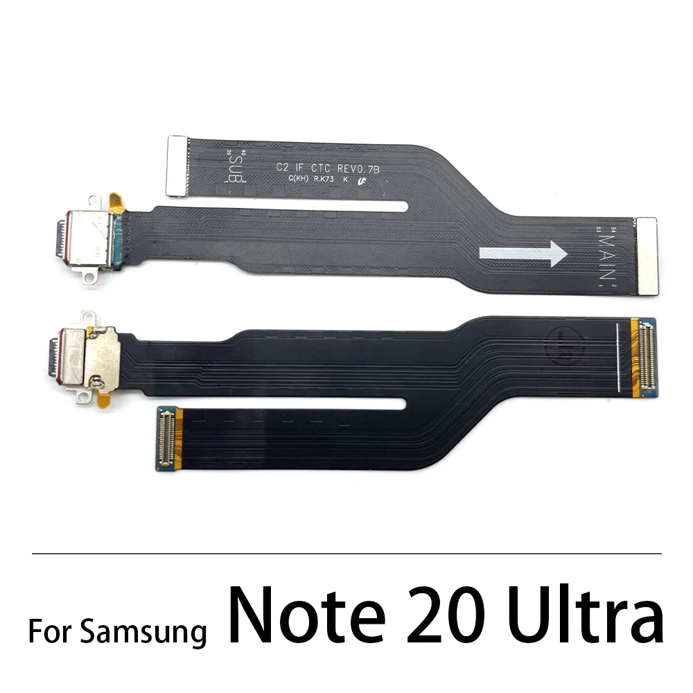 Mobile Phone Usb Charging Port Flex Cable Dock Connector For Samsung Note 8 9 10 Lite Note 20 7840