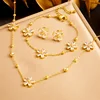 Necklace bracelet earrings set