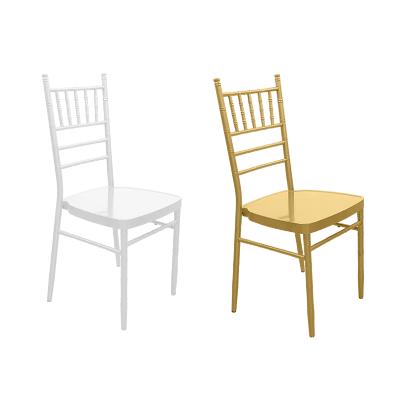 Modern Stylish Wrought Iron Wedding Chairs Stackable Metal Furniture for Banquets Workshops Hotels and Bars for Hall Use