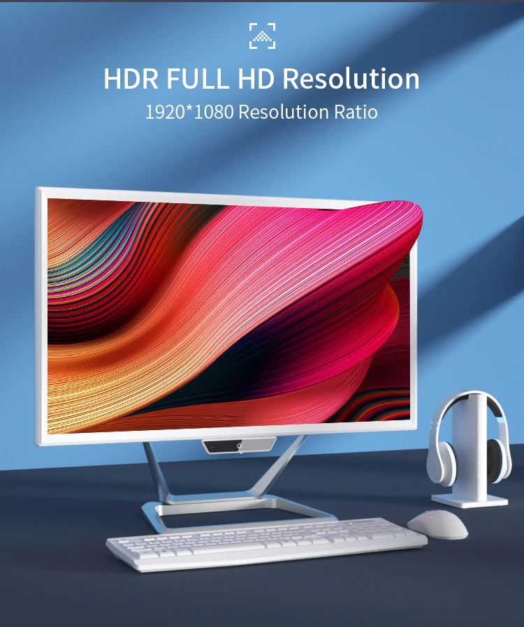 All In One Pc Aio Computador Desktops 21.5 23 27 32 Inch Computer