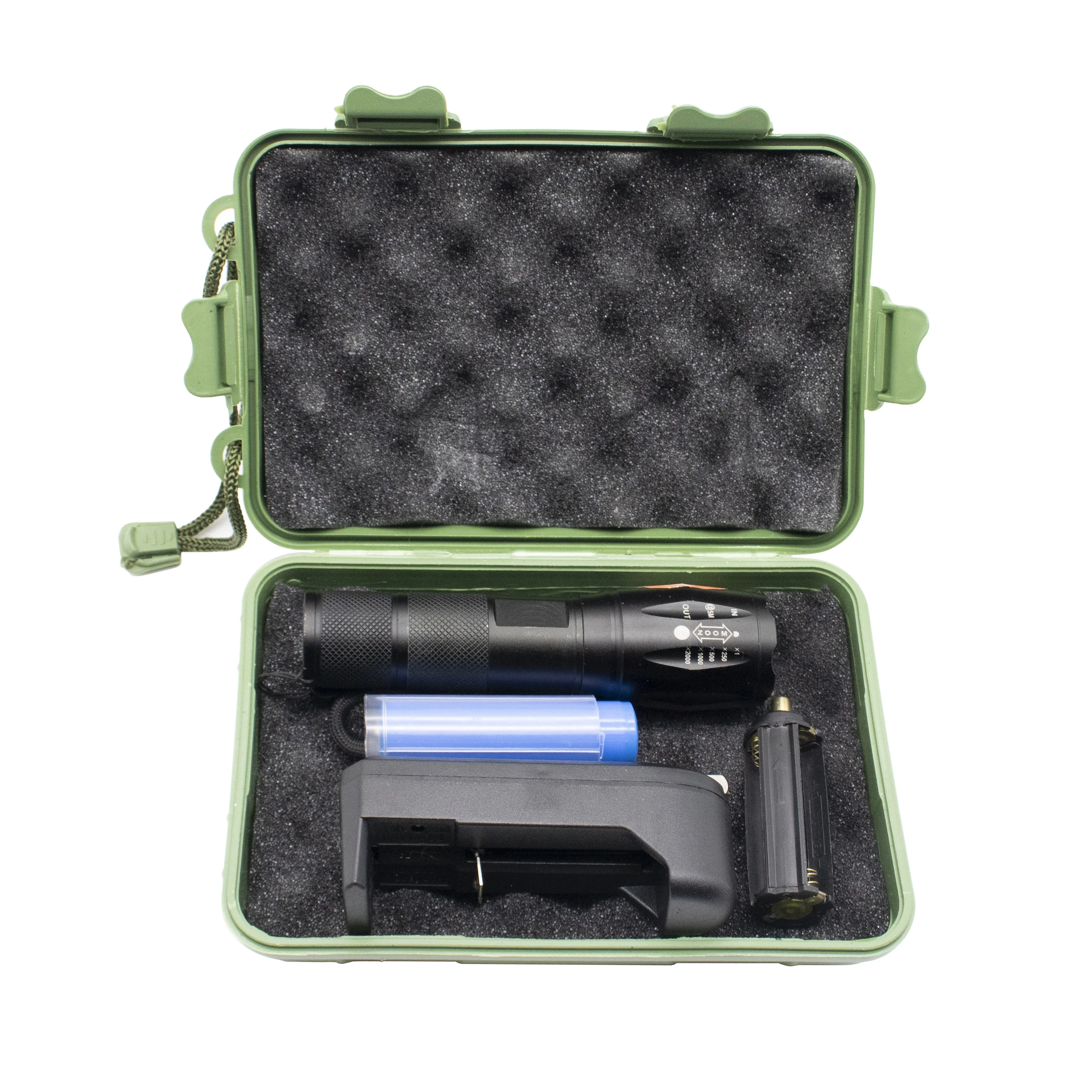 Mini USB Rechargeable 1000ml XML T6 LED Flashlight Tactical Aluminum Alloy  Torch Light Long Range For Outdoor Camping supplier