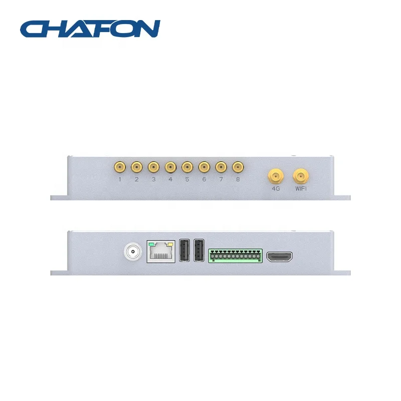 CHAFON Android 12 OS WiFi 4G for Bluetooth 25m Long Range Fixed Reader Intelligent UHF RFID Access Control Card Readers
