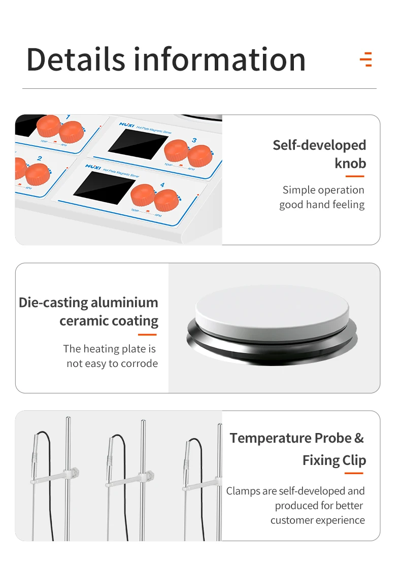 4 многопозиционный цифровой лабораторный Магнитный смеситель