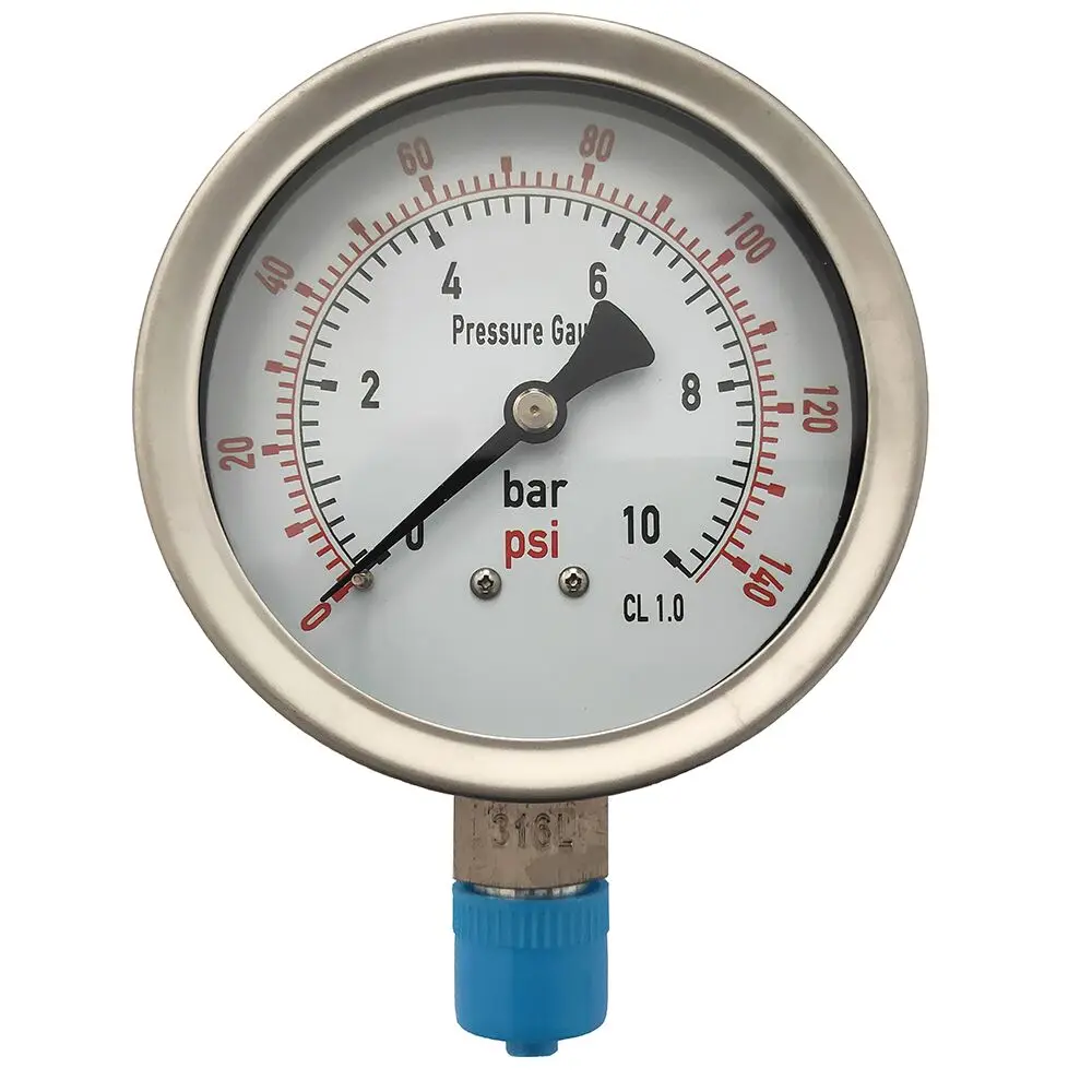 Double Scale General Use Bar Kpa Psi Unit Pressure Gauge - Buy Pressure  Gauge For Water Heater,Gas Boiler Pressure Gauge,Steam Boiler Pressure  Gauge 3 Product on 
