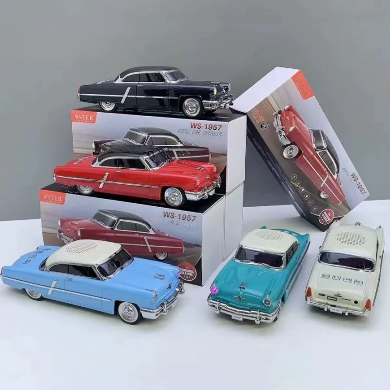 WS-1957 Bluetooth クラシックラジオ スピーカー ポータブル音楽プレーヤー
