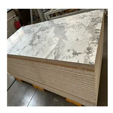 Customized or wholesale paper veneer melamine mdf board marble for kitchen for wall with Germany Kingdecor veneer