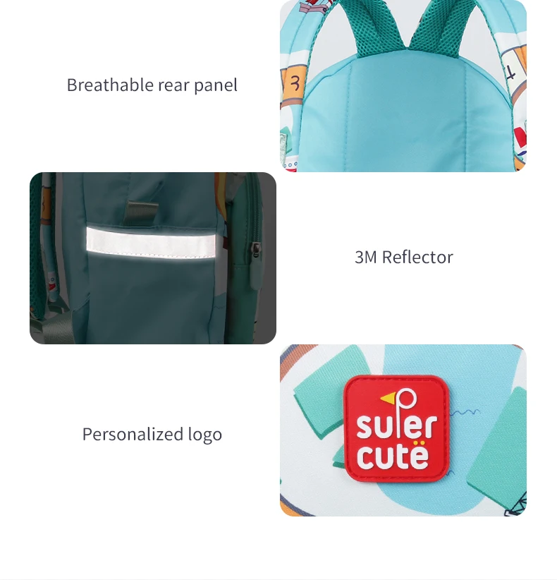 Supercute Waterproof Mochila Infantil Book Bag Back To School Kid