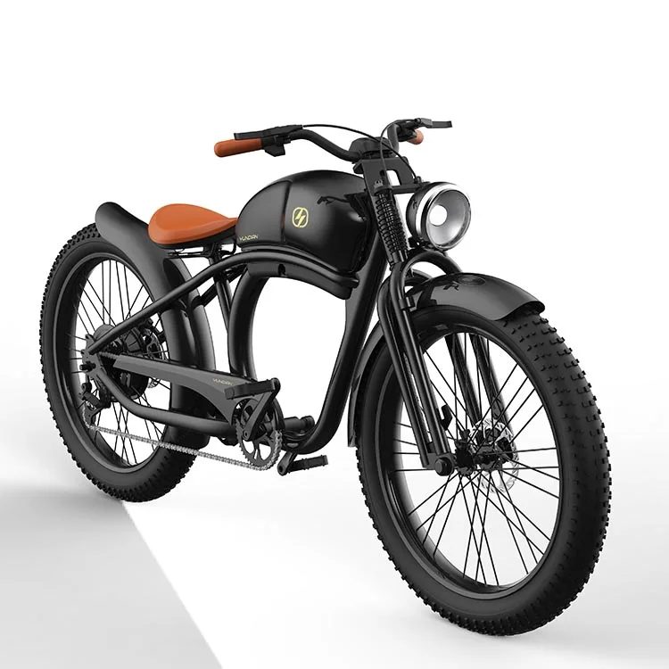 bobber bici elettrica custom Bobber Bici Elettrica Custom Customized Electric Fat Tire Retro Snow Bike  500W To 1000W