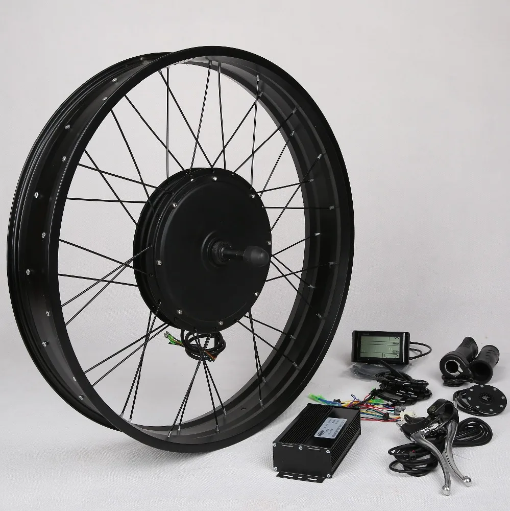 Explosive Models 26 Inch FAT Electric Bike Kit 2000w 72v Ebike Conversion Kit Including Controller Other Electric Bicycle Parts