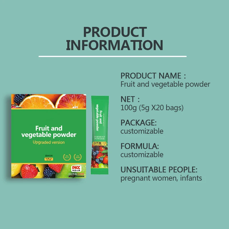 Best Price Enzyme Powder Weight Loss Powder Probiotic Various Fruit