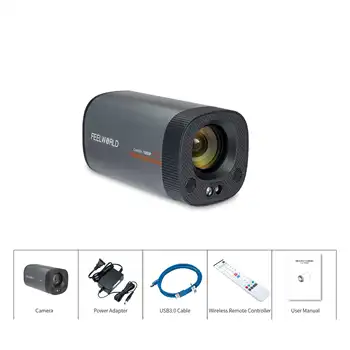 FEELWORLD HV10X 1080P-Ready PTZ IP Camera for Sports Stadium Broadcasting, Auto Tracking Technology, Factory Direct Sales product image