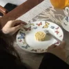 Platos blancos de 8 pulgadas