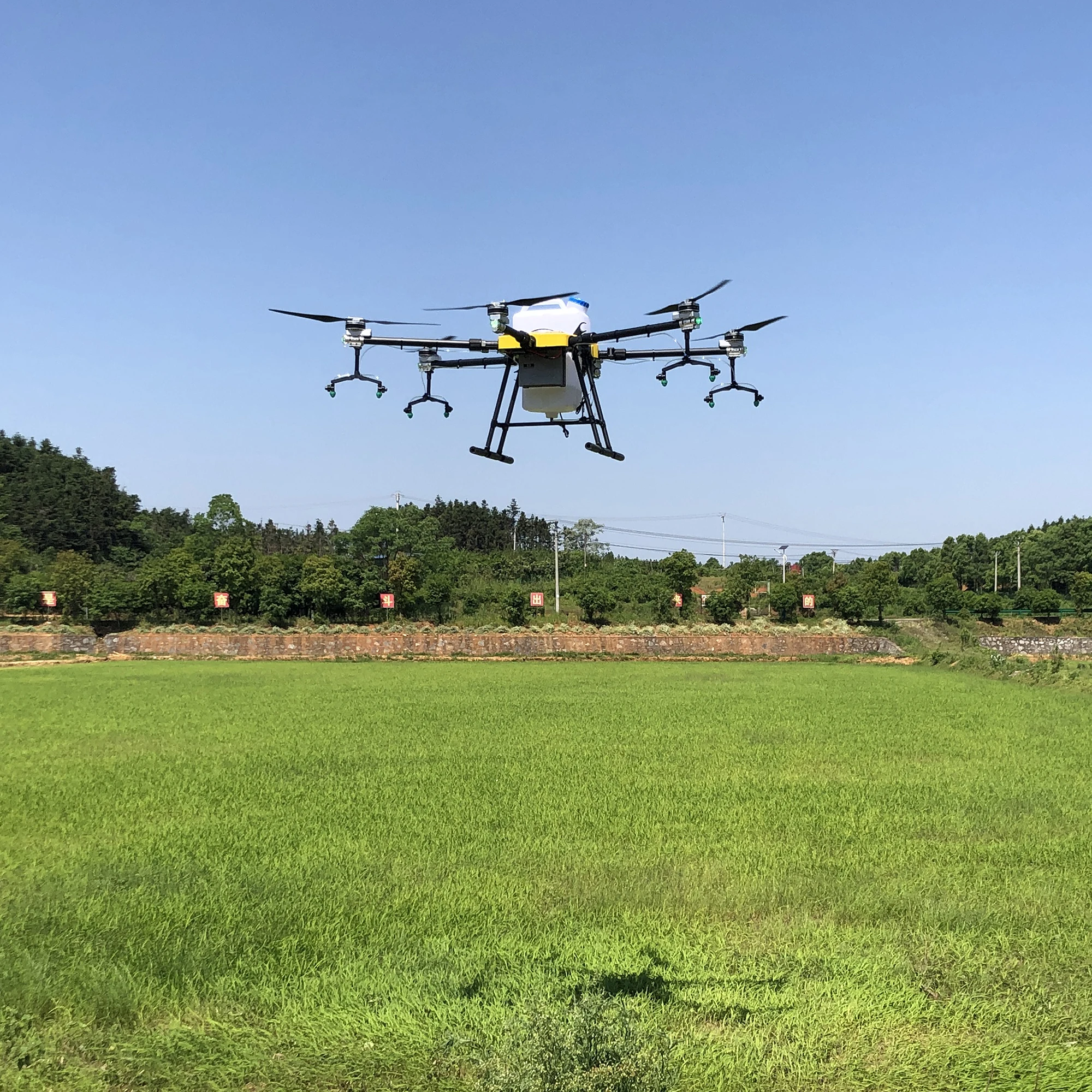 Factory sale 6-axis 17L drones with 4k camera and gps long range agriculture drone sprayer factory