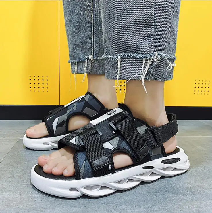 Men's Shower Non-Slip Slippers PVC Open Toe Soft Shower Swimming Gym Sandals  | eBay