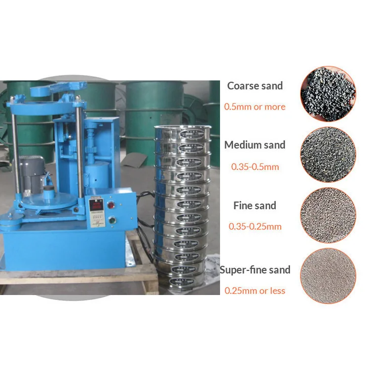 Grading Particle Sieve Analysis 1-8 Layers Slap Laboratory Sieve Shaker ...