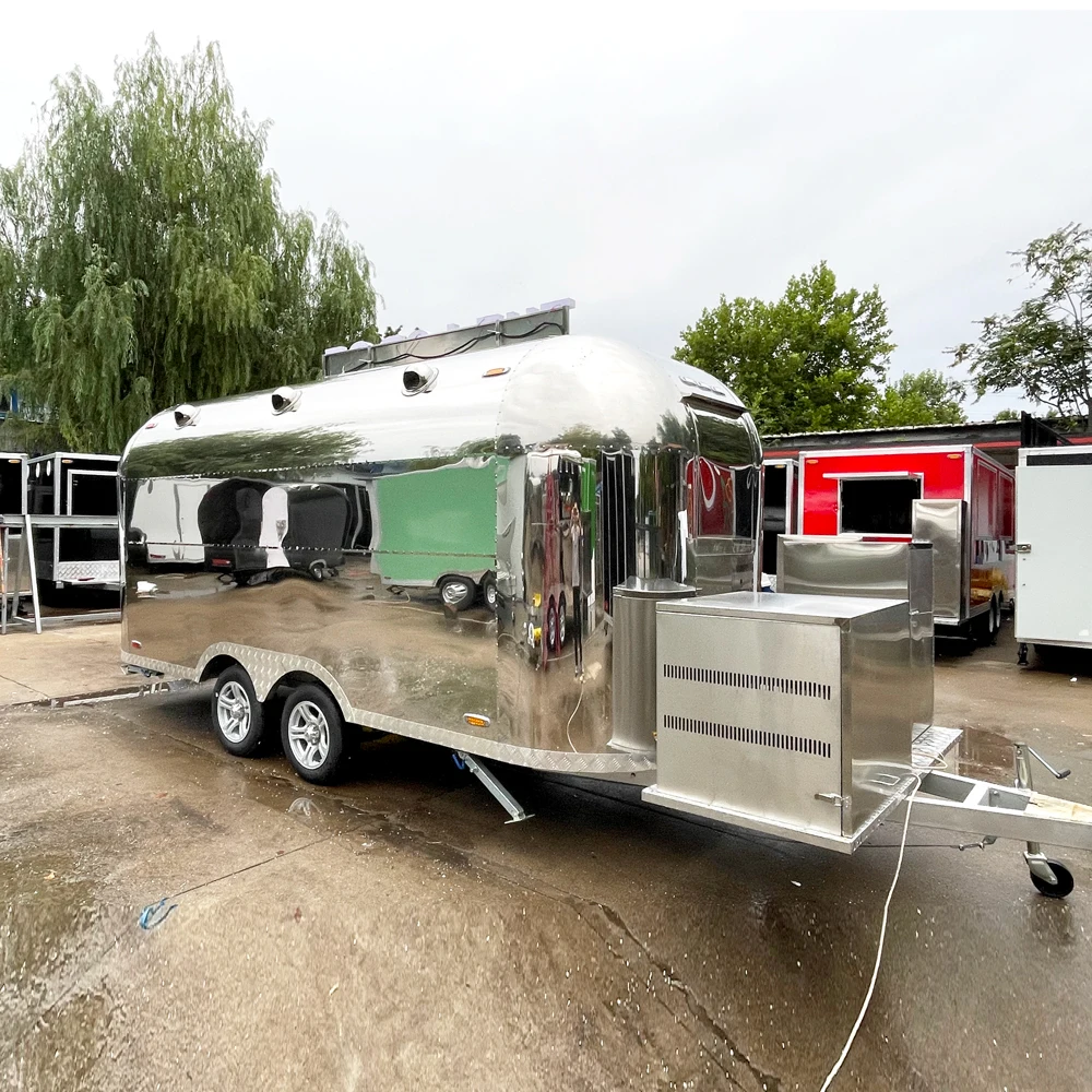 Tune Food Cart Food Trailer Electric Food Truck Container Catering Trailer