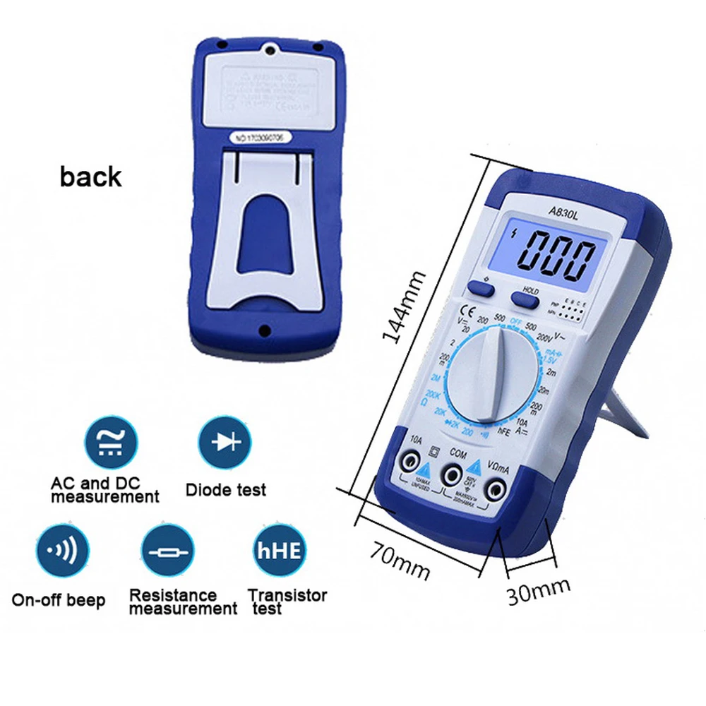 Kaiweets smart multimeter,overseas warehouse shipment, one piece dropshipping  digital multimeter