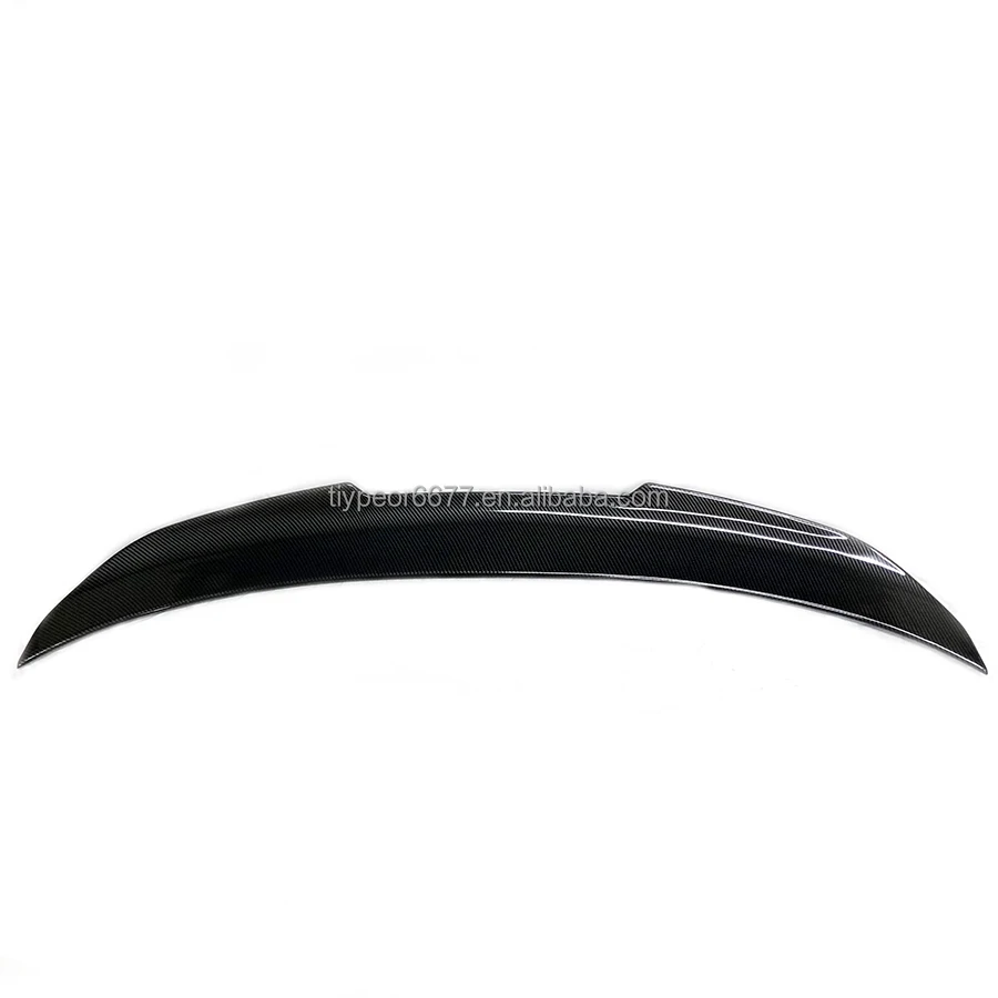product for bmw 4 series f33 psm style carbon look abs car rear trunk spoiler wing lip tiypeor-3