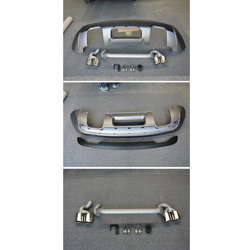SQ3 Style Rear Diffuser for Audi Q3 (2013-2018) - Easy Installation ...