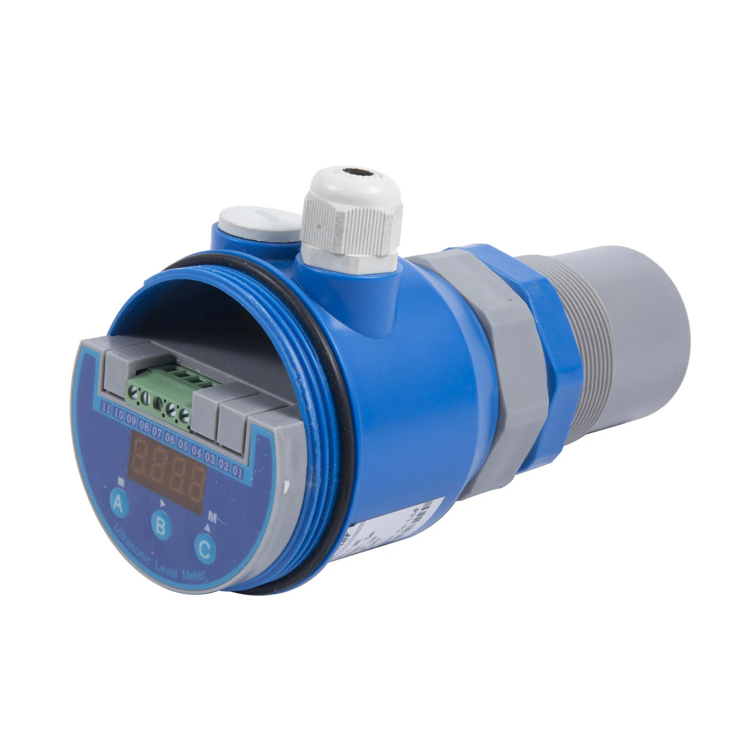 Fuel Level Gauge Factory 4-20Ma Boiler Water Level Ultrasonic Transmitter Liquid Water Diesel Meter Sensor