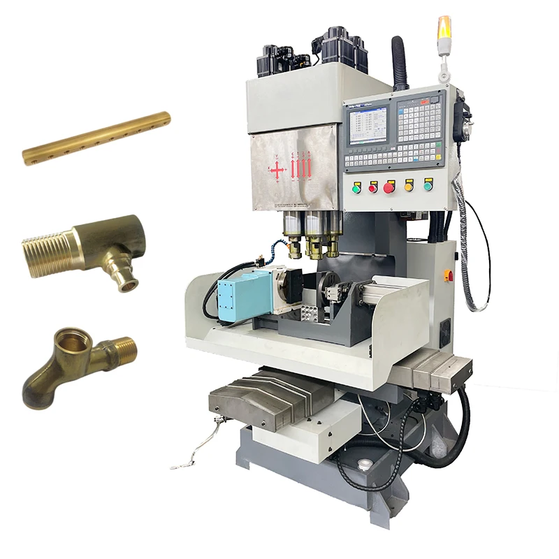 4 Axis Automatic Drilling and Tapping Machine for Bathroom Kitchen Faucet Auto Mechanical Parts