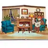 Bear reading-6x8in
