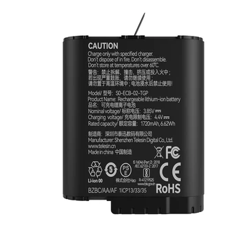 TELESIN Accessories Camera Battery for Go Pro 12 11 10 9 Long-lasting  1720 MAh Battery detail image