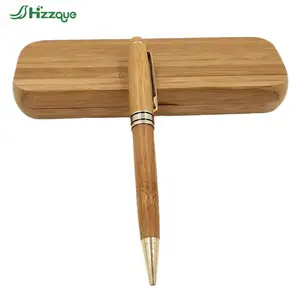 Business Gift Luxury Retro Ballpoint Pens with Custom Logo Ink Pen Signatures Engraving Wooden Pen for Promotional