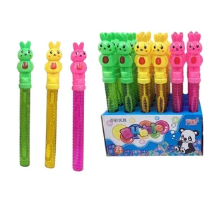 Hot-selling Plastics Rabbit Shape Soap Bubble Water