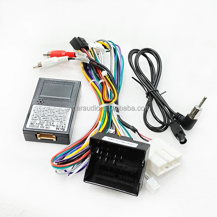 Car 16pin Audio Wiring Harness With Canbus Box for Renault Megane