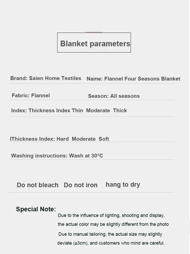 Ptc Heated Throw Blanket, AC220V, Microfiber Fabric - detail 20
