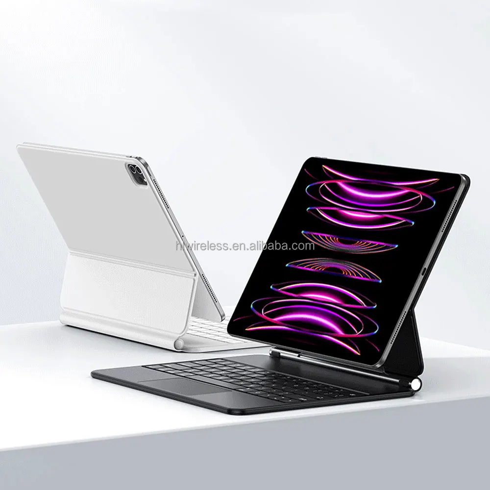 Customize Languages 12.9 Inch Magic Keyboard Case For Apple Ipad Pro 12.9 20182022 Version