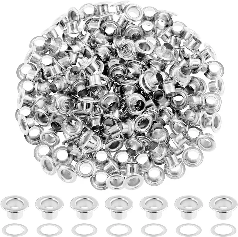 Заводские металлические люверсы разного размера под заказ латунные из нержавеющей стали