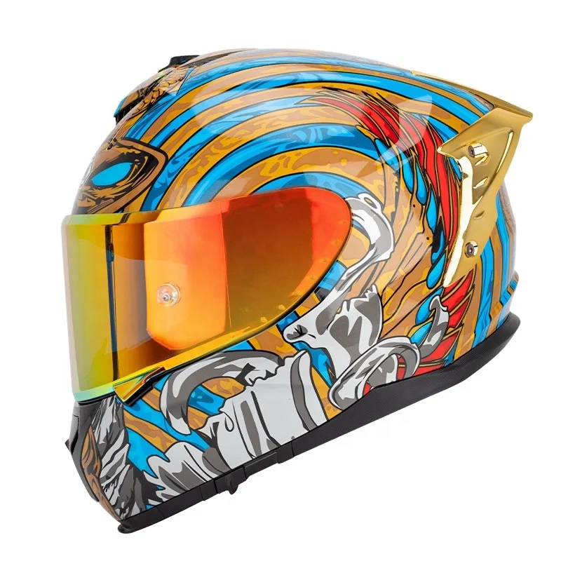SLKE Available ABS Full Face Predator Helmets Motorbike Motorcycle  Motor Aline Helmet