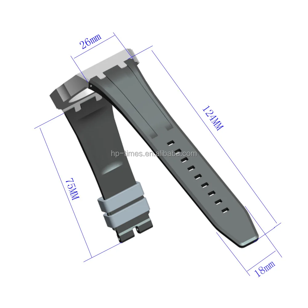 Prestige Silicone 26 mm Watch Band GRD25106_K0026544 main image 1