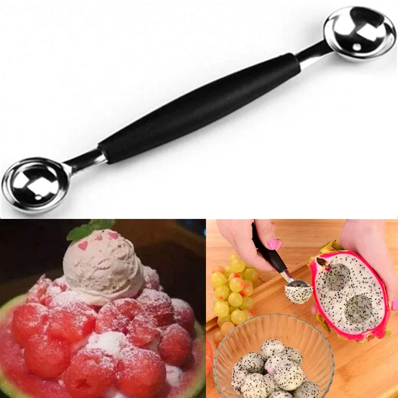 1pc Stainless Steel Ice Cream Scoop Spoon, Ice Cream Baller Scoop, Kitchen  Tool
