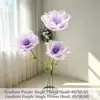 Solo teste di fiori viola sfumati