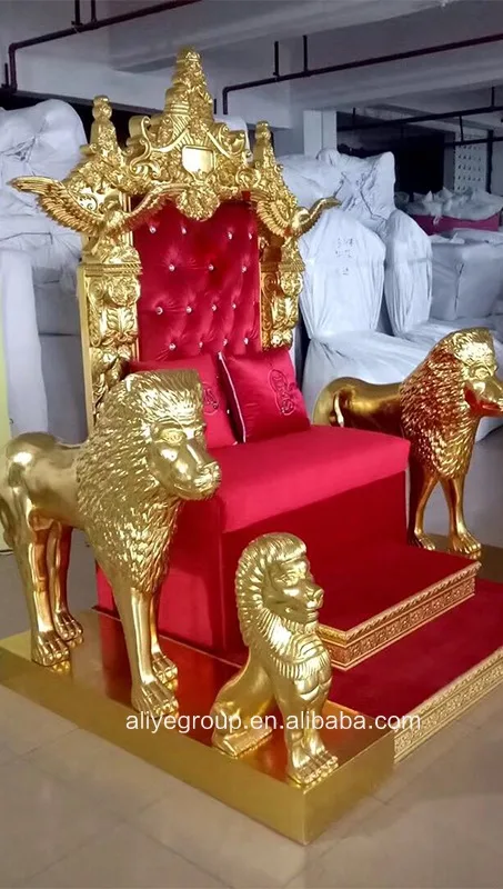 solid gold chair