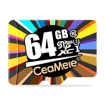 Ceamere Wholesale XCTF 256GB Micro Flash SD Memory Cards 32GB 128GB 256GB 512GB Class 10 UHS-3 Mini TF SD Kort 64GB Memory Card