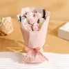 Gypsophile +7 roses Assortiment de couleurs rose et blanc