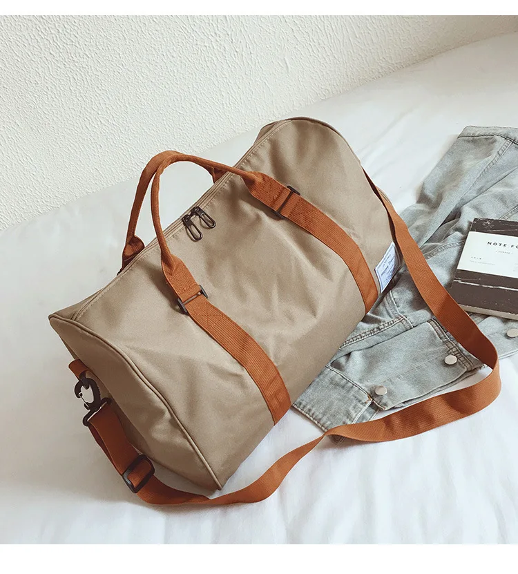 Холщовая дорожная сумка с