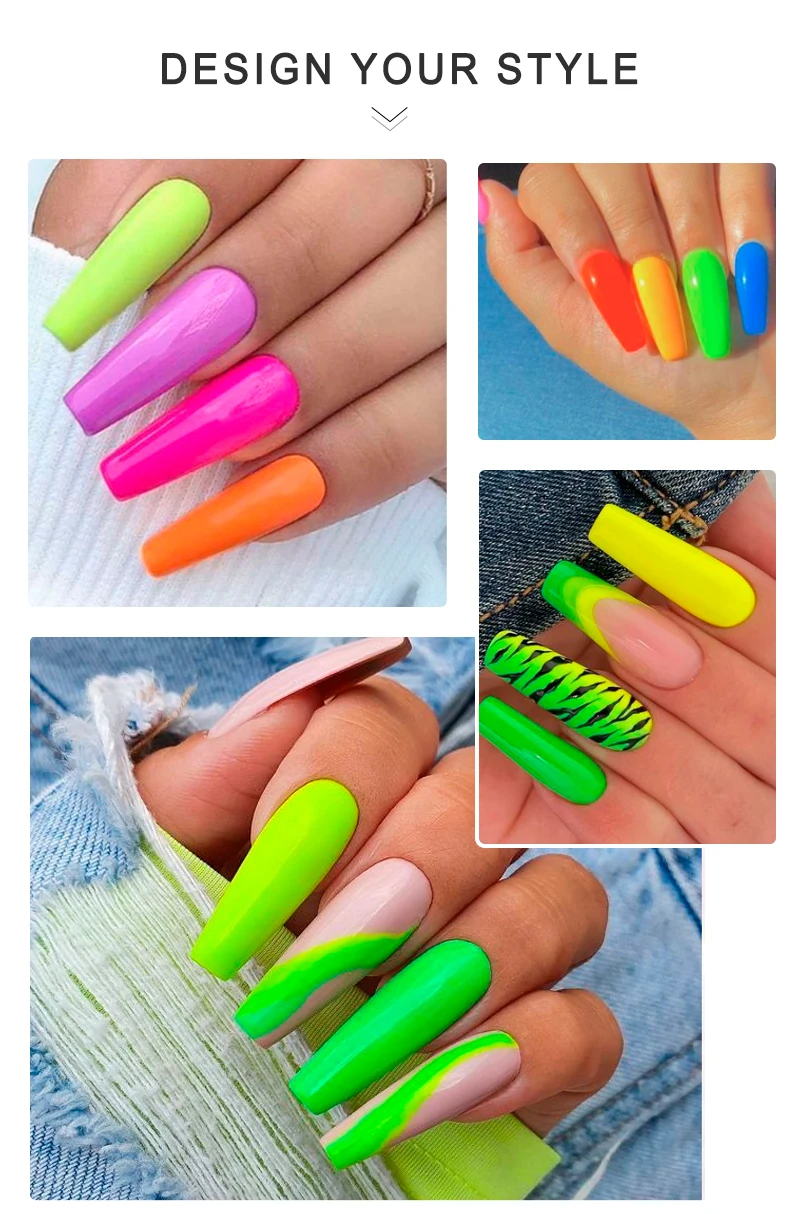 48 Color OEM Beauty Semi-permanent gel Nail Summer 15ml Neon Gel polish Set Nails Suppliers Custom Uv Gel details