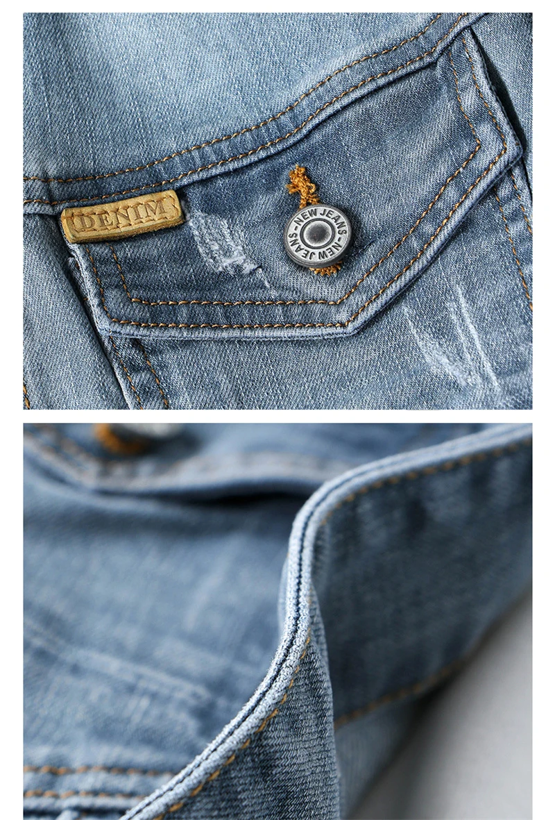 2024 Spring New Men's Casual Cotton Denim Jacket Classic Style Fashion Slim Washed Retro Blue Jeans Coat Male Brand_voghion.com