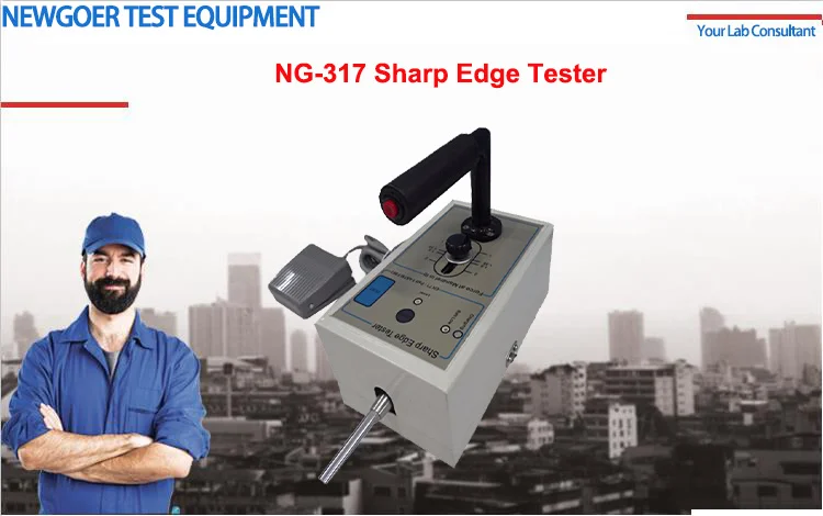 Sharp Edge Tester for Toy Safety Test Toys Edge on up Sharpness test Machine