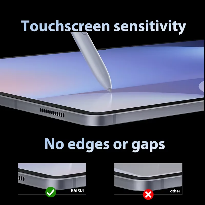 product laudtec clear full cover screen protective film for samsung galaxy tab s11 a11 high quality tempered glass anti scratch ghm103-5